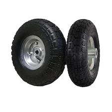 Set Of 4 Pneumatic Sack Truck Tyres 10'' Replacement Barrow Wheels