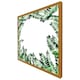 image 4 of Green botanical leaves (Picture Frame) Grey | L
