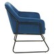 image 3 of Interiors by Premier Midnight Velvet Black Base Armchair, Easy Care Velvet Chairs, Indoor Dining with Velvet Dining Chair