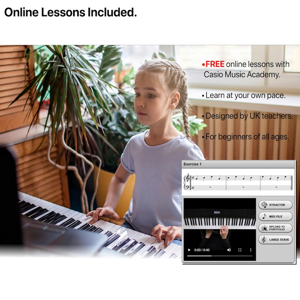 image 1 of Casio CT-S1 Red