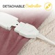 image 3 of MONHOUSE Heated Throw - Electric Blanket - Digital Controller - Timer up to 9 hours, 9 Heat Settings - Machine Washable - Single 130X160cm - PINK SHEARLING
