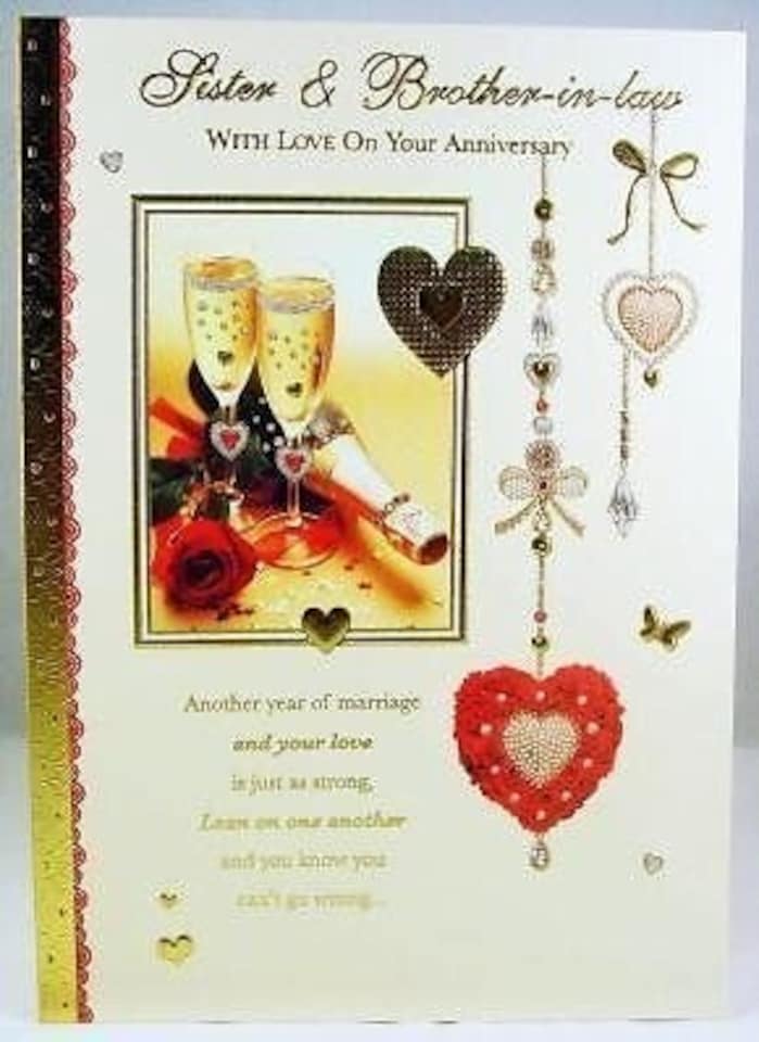 image 1 of Sister and Brother-in-Law On Your Anniversary Card