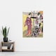 image 4 of Cherry Blossom Viewing Gotenyama Vintage Wall Art Print Kitagawa 24x32"