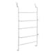 image 1 of House of Home Towel Rail Over Door 5 Tier Clothes Airer Rack Hanger Holder Bathroom Storage