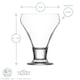 image 3 of LAV Frosty Ice Cream Bowls - 9cm - Clear - Pack of 6 Clear