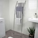 image 2 of Showerdrape Apex Chrome Bathroom Freestanding Towel Rail Storage Ladder