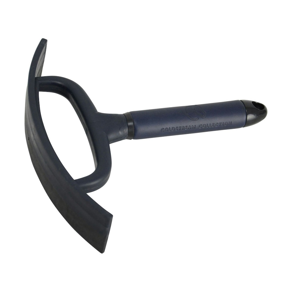 Coldstream Faux Leather Sweat Scraper - Navy/Black - 21cm