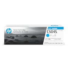 Samsung SU025A CLT-C504S Toner Cartridge, Cyan, Pack of 1