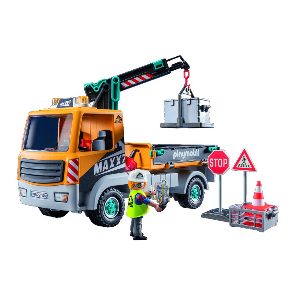 image 1 of Construction Truck with Crane