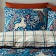 image 3 of Winter Stags Duvet Cover Set Blue Single