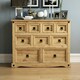 image 4 of Vida Designs Corona 9 Drawer Merchant Chest Sideboard Buffet Cabinet, Solid Pine Wood