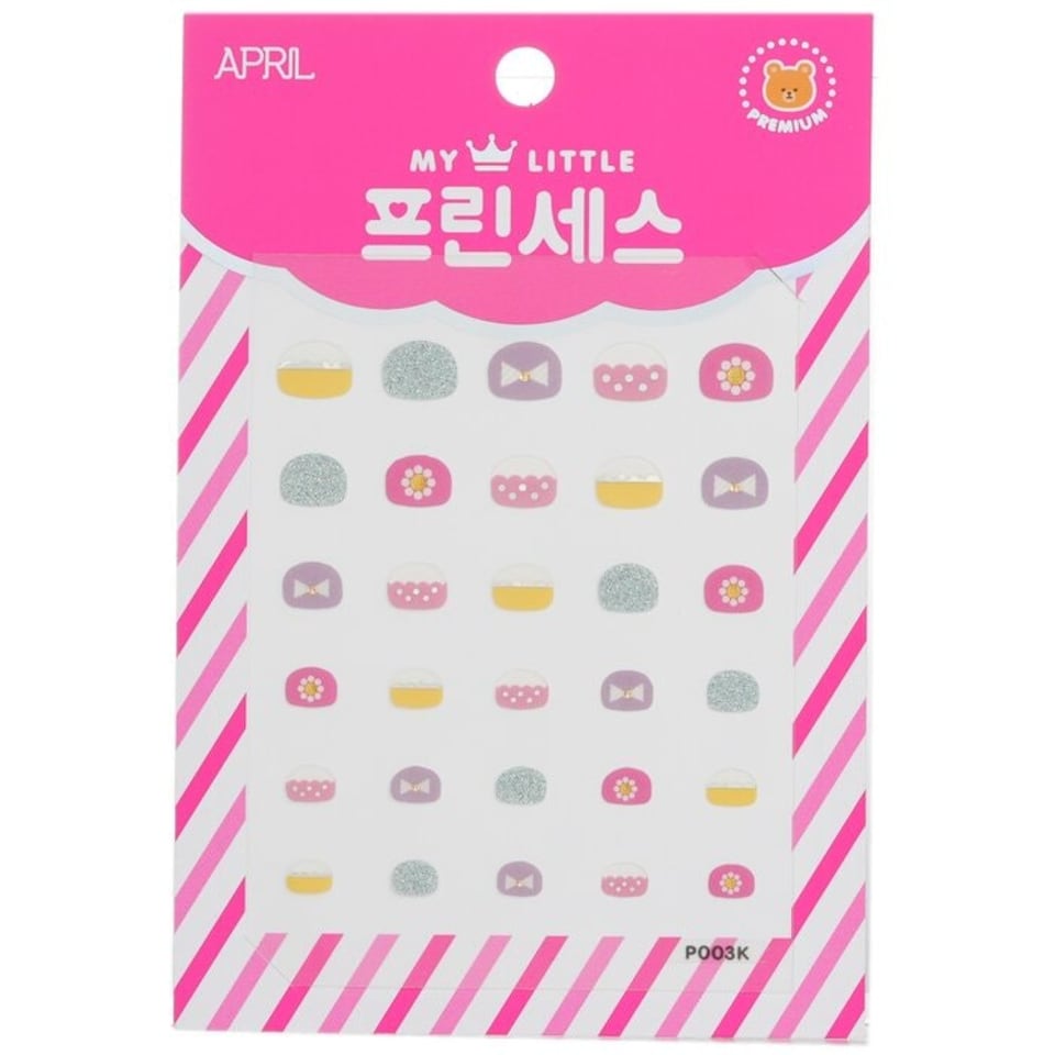 image 1 of Princess Kids Nail Sticker - # P003k - 1pack Multi