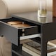 image 10 of SoBuy Bedside Table with 2 Drawers & Shelf, Black, 17.3x14.9x22.0 inches, 11.45 kg - FRG258-SCH