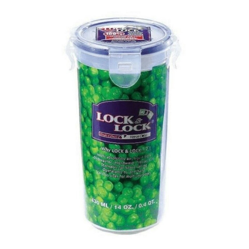 image 1 of Lock & Lock Round Food Container - Transparent - 13 x 18.5cm
