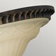 image 2 of Drawing Room 2 Light Flush Ceiling Light Walnut, E27