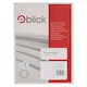 image 1 of Blick 30Up, 70mm x 29.7mm, Rectangular, White, 3000 Labels