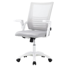 Living and Home Mesh Swivel Ergonomic Office Chair  - Grey