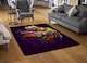 image 2 of Lion'S Head On A Purple Background In Popart Style Designer Rug | Multi