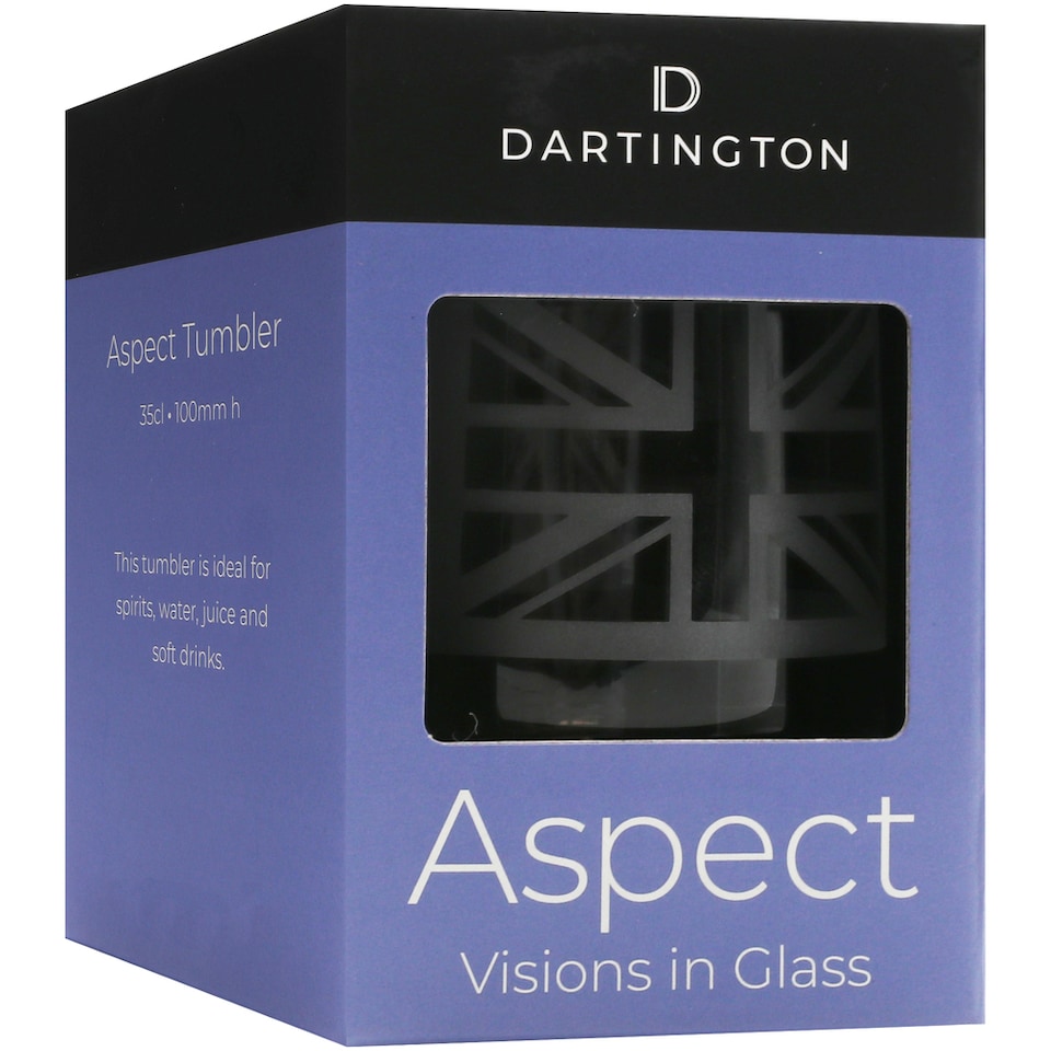 Union Aspect Dartington Aspect Tumbler Union Jack - Tesco Groceries