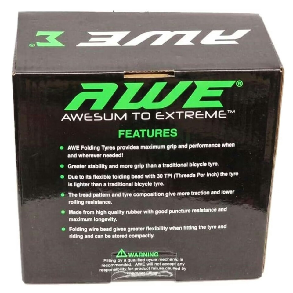 image 1 of 1 x Puncture Protection Folding Tyre 26"x 2.10" & Inner Tube 26" x 1.75-2.125 SV