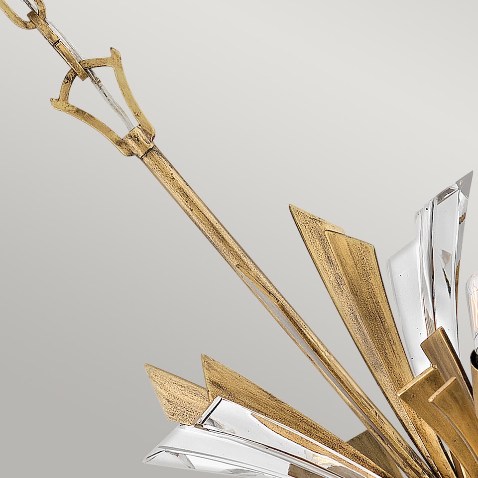 image 1 of Hinkley Fredrick Ramond Vida 13 Light Large Pendant Burnished Gold