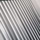 image 1 of Slat type Door Curtain,Bug Blind,Fly Blind,Strip Blind-SILVER & WHITE - 80cm wide x 200cm drop Silver | White