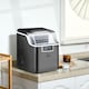 image 2 of HOMCOM 24kgDay Ice Maker Machine Countertop, Stainless Steel Portable Ice Cube Maker, 2 Ways to Add Water, 24 Pcs Ready in 14 Mins, Adjustable Ice Size, Self-Cleaning with Scoop & Basket, 3.2L,Black