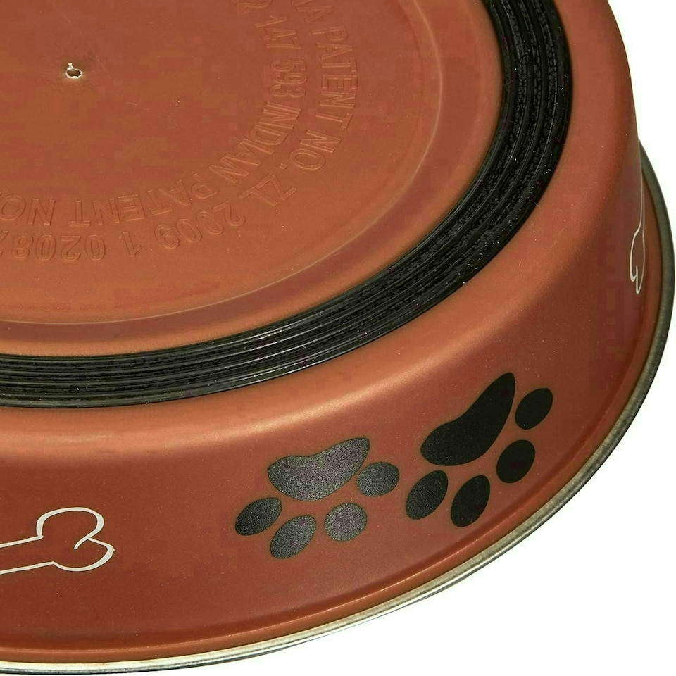 image 1 of Loving Pets Stainless Steel Bella Dog Bowl Non-Slip - Copper - Large (1.5 Litre)