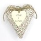 image 2 of Sentiments Hanging Heart Cushion One I Love