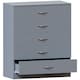 image 9 of Vida Designs Riano 5 Drawer Chest of Drawers Bedroom Storage, Grey