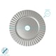 image 6 of Argon Tableware Round Charger Plates - 33cm - Silver Flute - Pack of 6