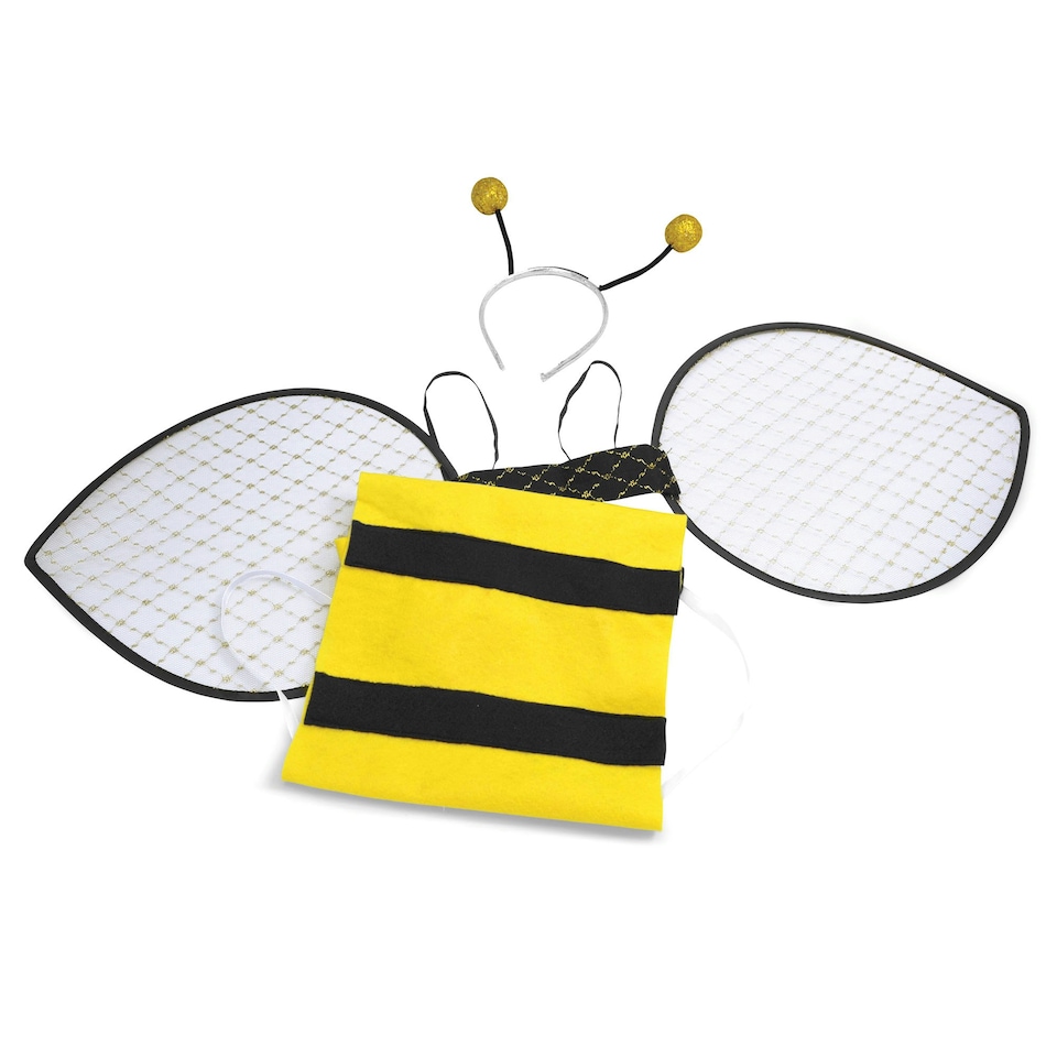image 1 of Bristol Novelty Adults Unisex Bumble Bee Set - Yellow/Black - One Size Yellow | One Size