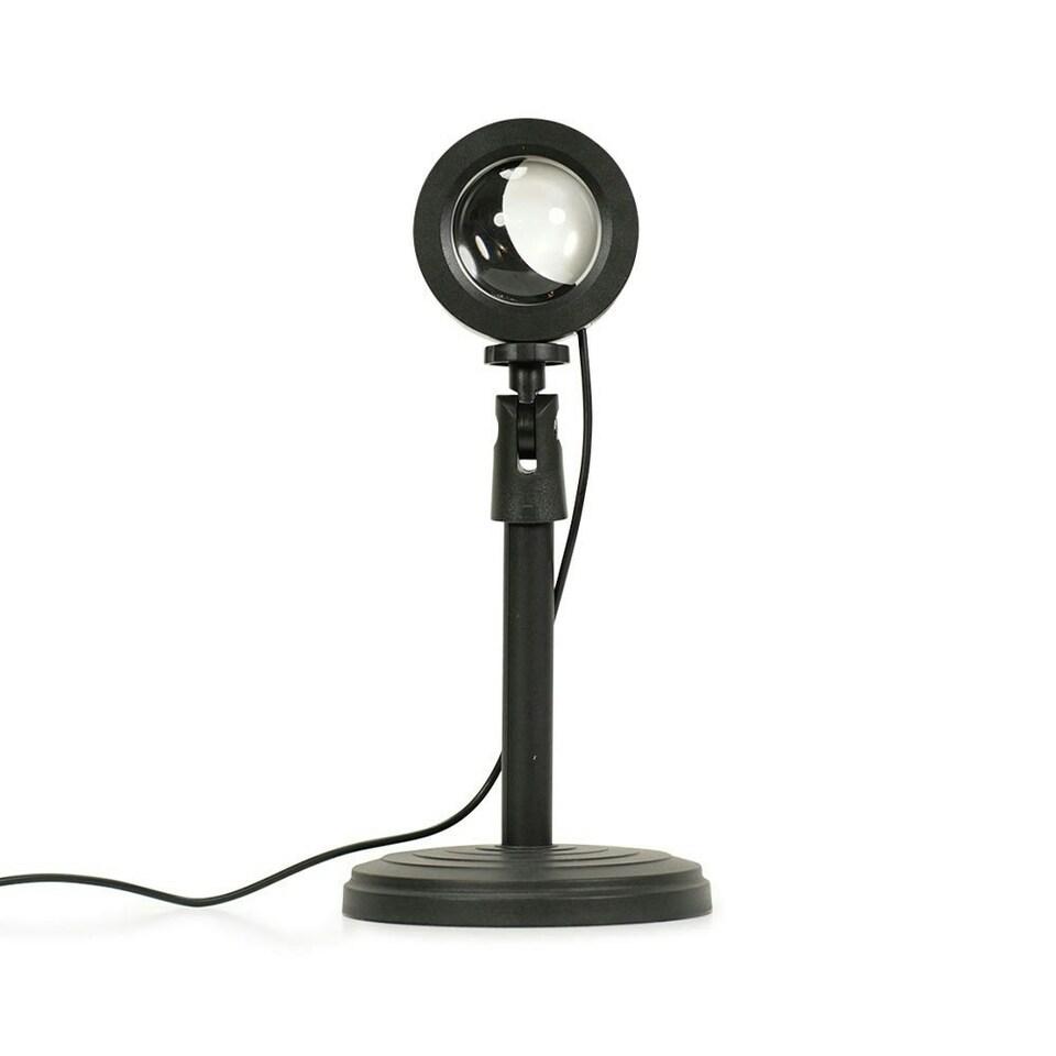 image 1 of ValueLights Moonlight Gifting Polished Black Illuminated Decoration and Integrated LED .17W Multicolour 5800K Bulb