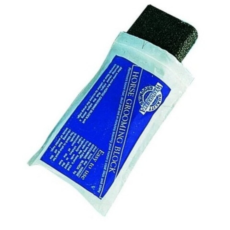 image 1 of Roma Lightweight Horse Grooming Block - Black - One Size