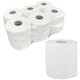 image 1 of 12 x White 2ply Highly Absorbent Home, Kitchen, Washroom & Restaurants Embossed Centrefeed Rolls
