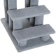 image 6 of PawHut Dog Steps for Bed 4 Step Pet Stairs for Sofa Dog Cat Climb Ladder Grey