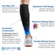 image 3 of aZengear Calf Support Compression Sleeves (Pair) for Women, Men, Running, Shin Splints