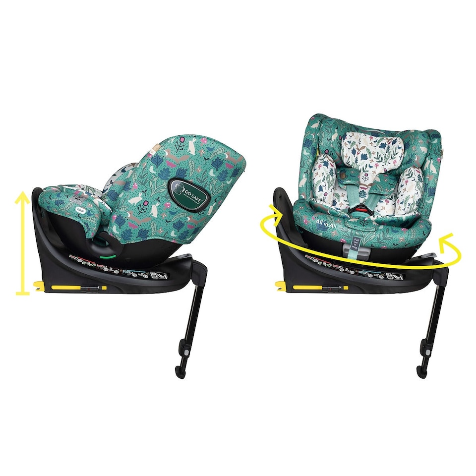 image 1 of Cosatto All in All Extra iSize 360 Car Seat Birth to 12 Years, Extended Rear Facing, ISOFIX with 360 Rotation