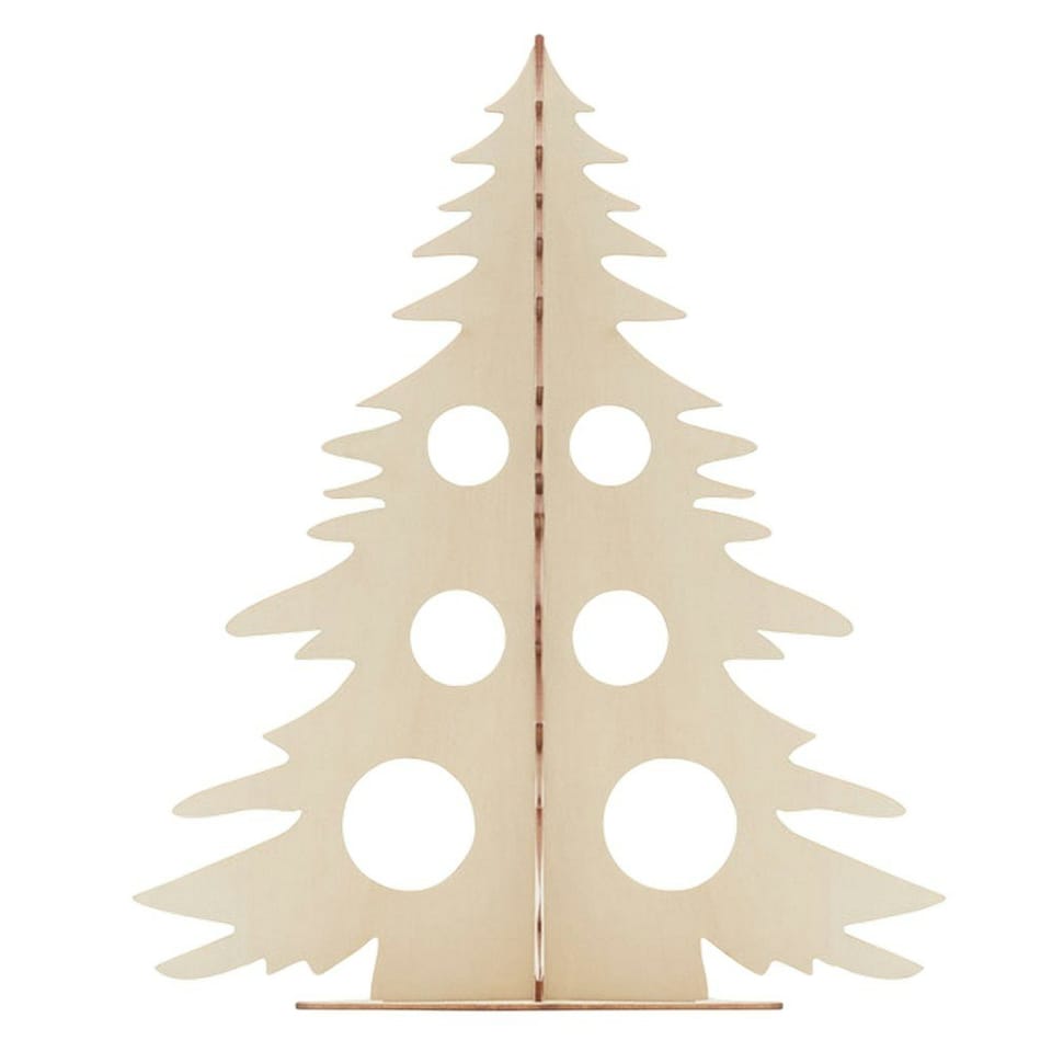 image 1 of MidOcean Tree And Paint Wooden Christmas Tree - Wood - One Size Brown