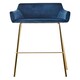 image 1 of Tamzin Blue Velvet Low Back Bar Chair Blue