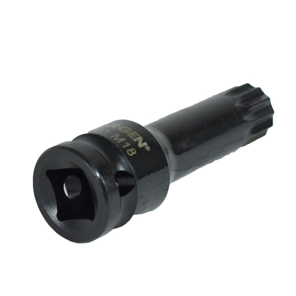 image 1 of M18 x 78mm 1/2" Drive Extra Long Impact Spline Socket For VAG Bergen