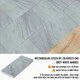 image 9 of NOVECRAFTO Vinyl Floor Tiles Self Adhesive – 18x18in Peel and Stick Waterproof Square Flooring for Kitchen, Bathroom & More – Grey White Marble Design Grey | 2.09 sqm