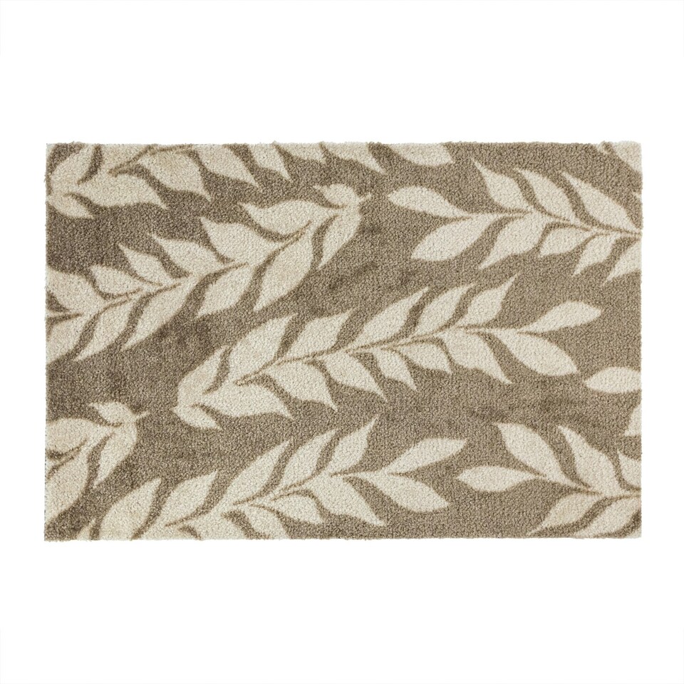 image 1 of JVL Mega Doormat - 50x75cm, Leaves