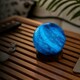 image 7 of Gingko Mini AstraGlass Desk Lamp Multi | Galaxy Breeze