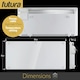 image 6 of Futura 2000W Smart Wifi Heater Electric Panel Wall Mounted White Glass Radiator