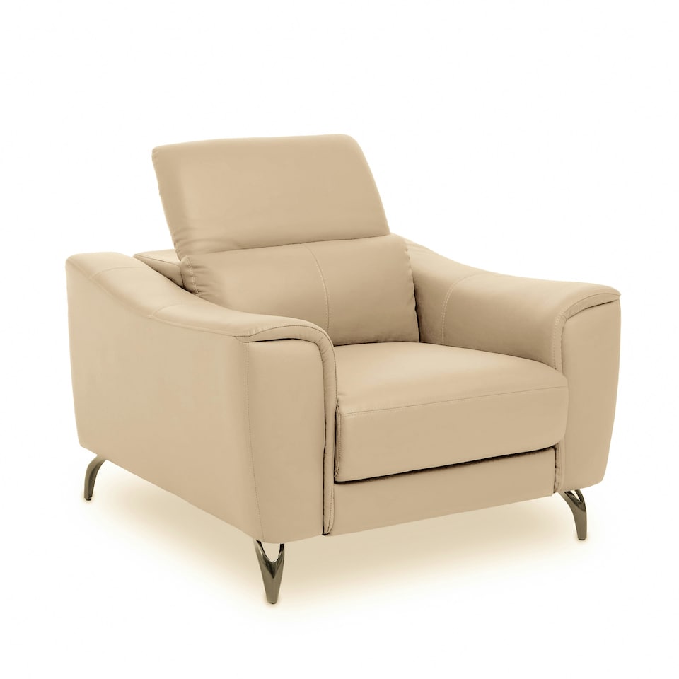 image 1 of Interiors by Premier 1 Seater Armchair Cream