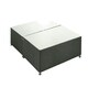 image 1 of Charcoal Linen 4 Drawer Divan Base Small Double