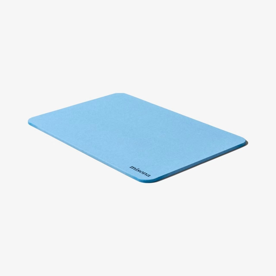 image 1 of Diatomite Stone Bath Mat - Blue