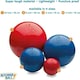 image 5 of Boomer Ball Virtually Indestructible Football 8" Assorted Colours