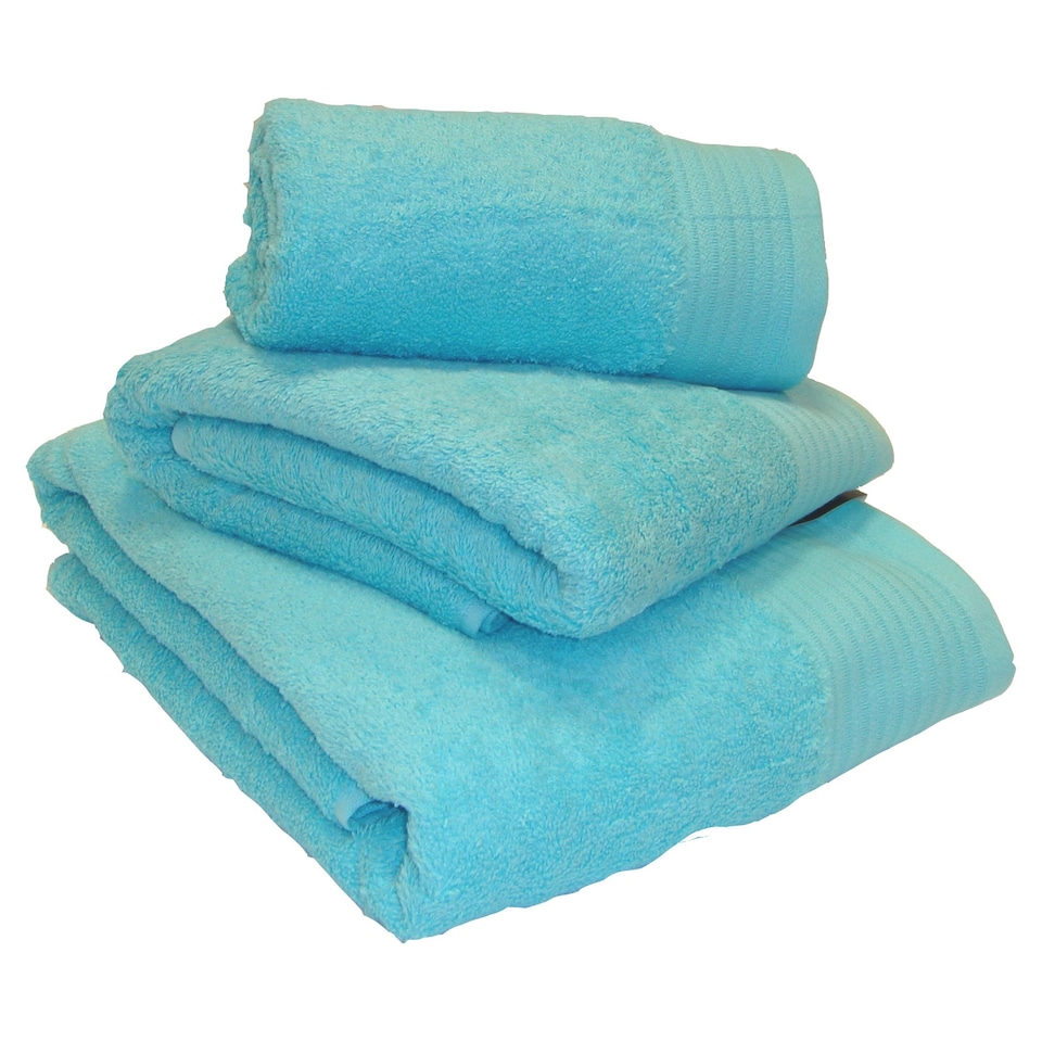 Chatsworth 600gsm Pure Cotton Towels Soft & Absorbent | Blue | Turquoise | Bath sheet | 1